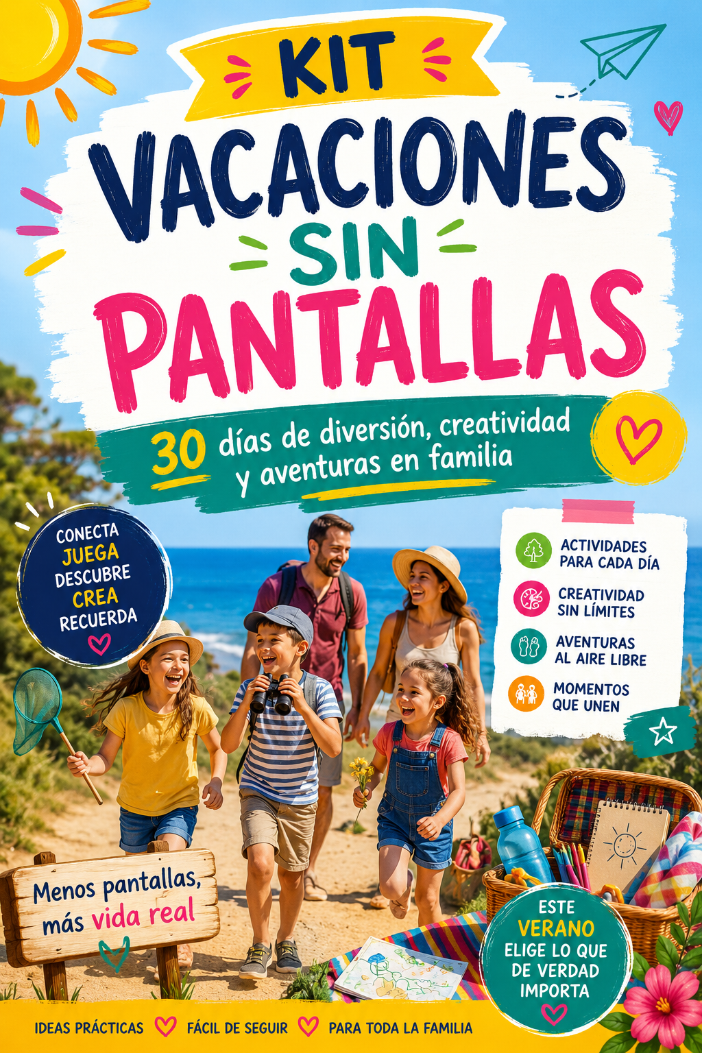 Portada del ebook Vacaciones sin Pantallas