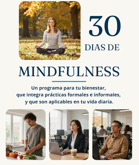 Portada del ebook 30 días de Mindfulness para tu Bienestar